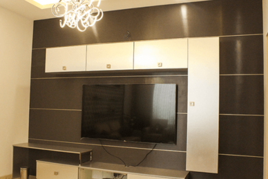 Embrace the perfect blend of tradition and innovation of the living area with a stylish TV space