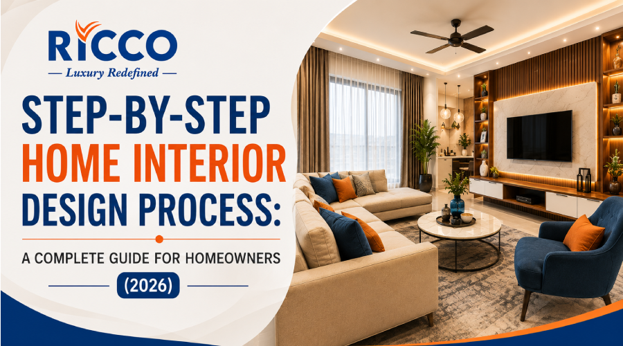 Step-by-step home interior design process